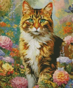 Calico Cat Diamond Painting