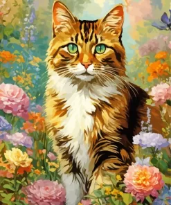 Calico Cat Diamond Painting