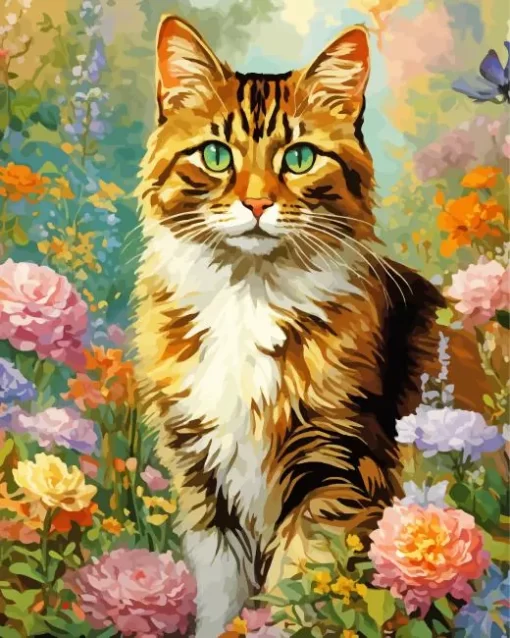 Calico Cat Diamond Painting