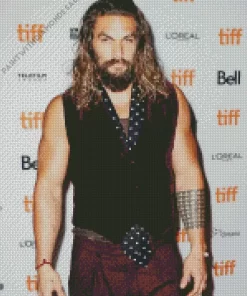 Celebrity Jason Momoa Diamond Painting