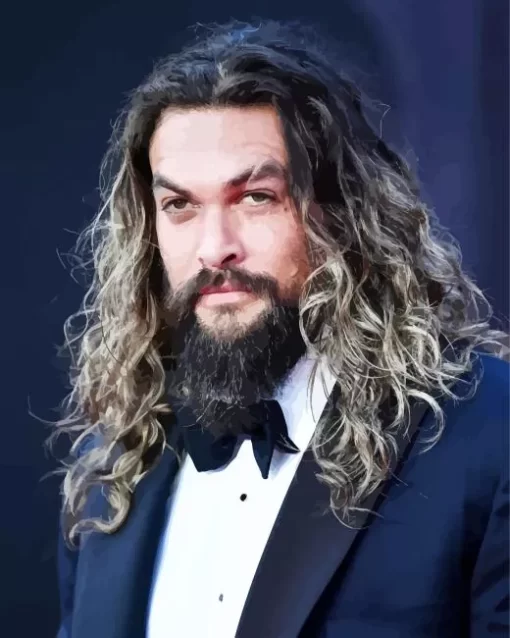 Classy Jason Momoa Diamond Painting