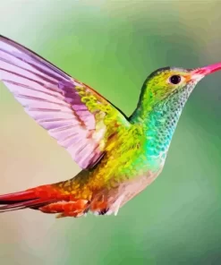 Colorful Hummingbird Diamond Painting