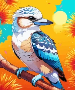 Colorful Kookaburra Art Diamond Painting