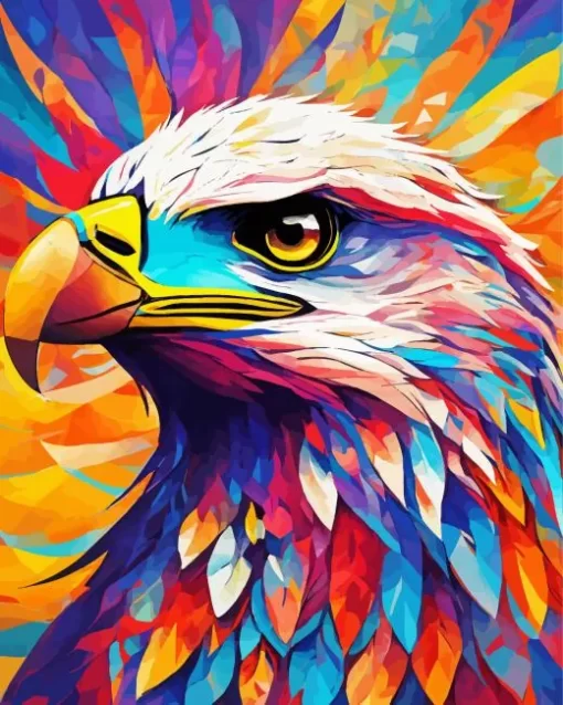 Colorful Eagle Bird Diamond Painting