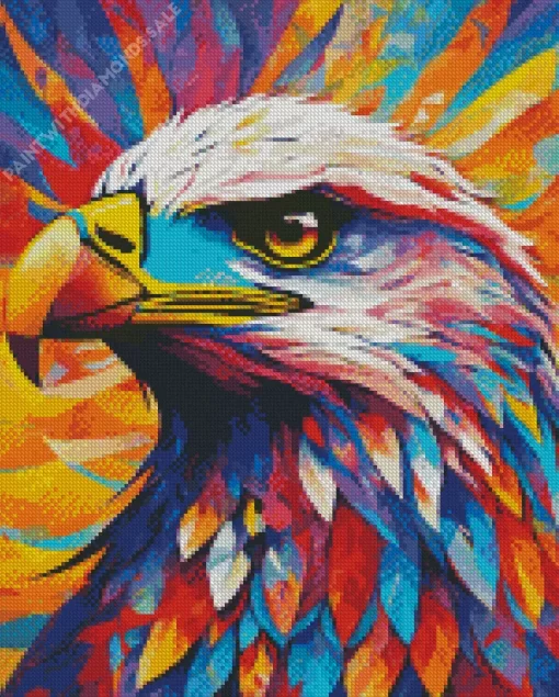 Colorful Eagle Bird Diamond Painting