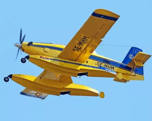 Crop Duster Aiplane Diamond Painting