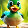 Cute Baby Duck Diamond Painting