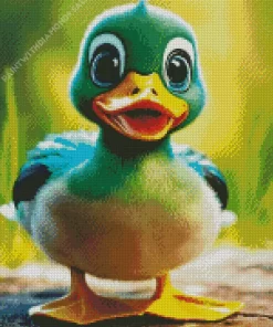 Cute Baby Duck Diamond Painting