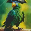 Cute Pirate Parrot Diamond Painting