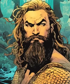 DC Aquaman Jason Momoa art Diamond Painting