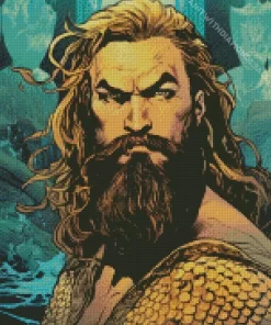 DC Aquaman Jason Momoa art Diamond Painting