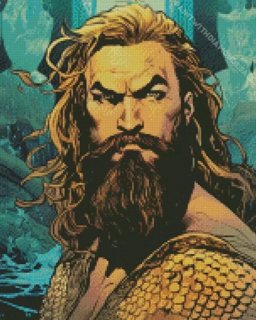 DC Aquaman Jason Momoa art Diamond Painting