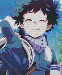 Deku Smiling Art Diamond Painting