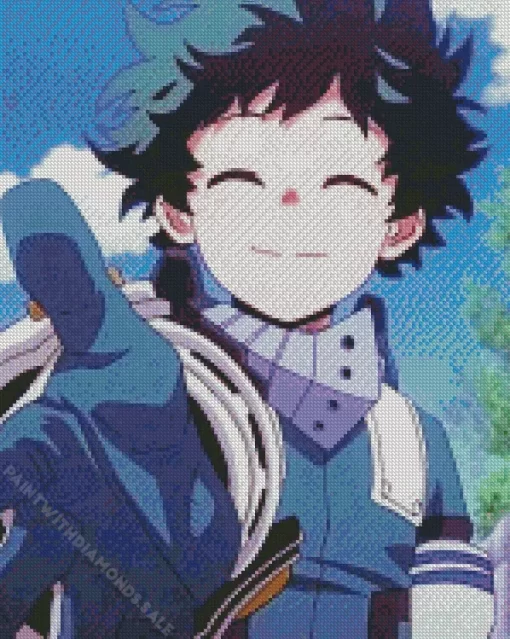 Deku Smiling Art Diamond Painting