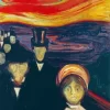 Edvard Munch Anxiety Diamond Paintings