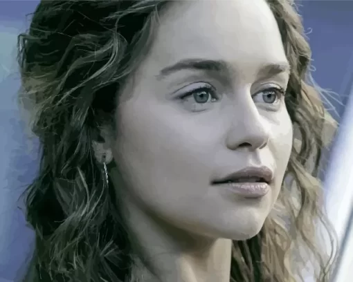 Emilia Clarke Above Suspicion Diamond Painting