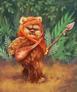 Ewok Warrior Diamond Painting