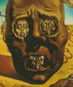 Face Of War Salvador Dali Diamond Painting