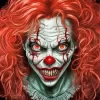 Female Scary Clown Diamond Painting