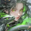 Female Snake Anime Diamond Painting