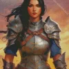 Female Warrior Art Diamond Painting