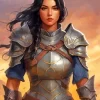 Female Warrior Art Diamond Painting