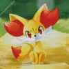 Fennekin Pokemon Art Diamond Painting