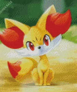 Fennekin Pokemon Art Diamond Painting