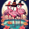 Flamingos Diamond Painting