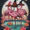 Flamingos Diamond Painting