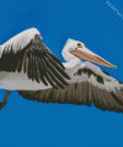 Flying Pelicans Diamond Painting