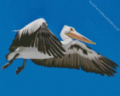 Flying Pelicans Diamond Painting