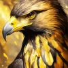 Golden Eagle Diamond Painting