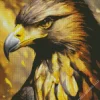 Golden Eagle Diamond Painting