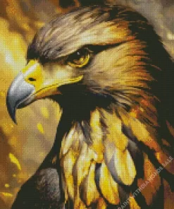 Golden Eagle Diamond Painting