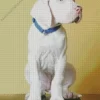 Great White Dane Puppy Diamond Painting