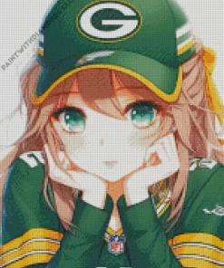 Green Bay Packers Anime Diamond Painting