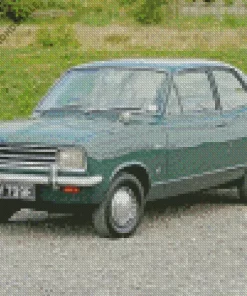 Green Vauxhall Viva Car Diamond Painting