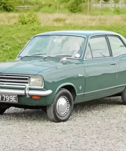 Green Vauxhall Viva Car Diamond Painting