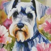 Grey Scottish Terrier Diamond Painting