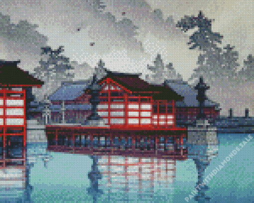 Miyajima In De Mist Diamond Paintings