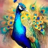 Indian Peafowl Artwork Diamond Painting