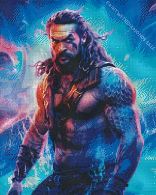 Jason Momoa Aquaman Art Diamond Painting