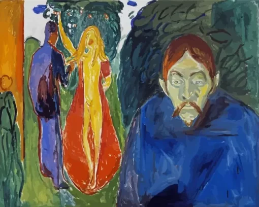 Jealousy By Edvard Munch Diamond Paintings