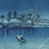 Ushibori Hasui Kawase Diamond Paintings