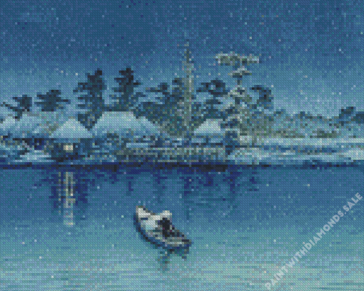 Ushibori Hasui Kawase Diamond Paintings