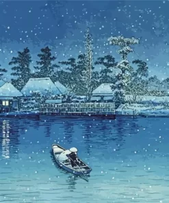 Ushibori Hasui Kawase Diamond Paintings