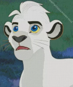 Kimba The White Lion Diamond Painting