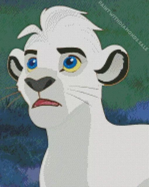 Kimba The White Lion Diamond Painting