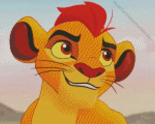 Kion Lion Guard Diamond Painting